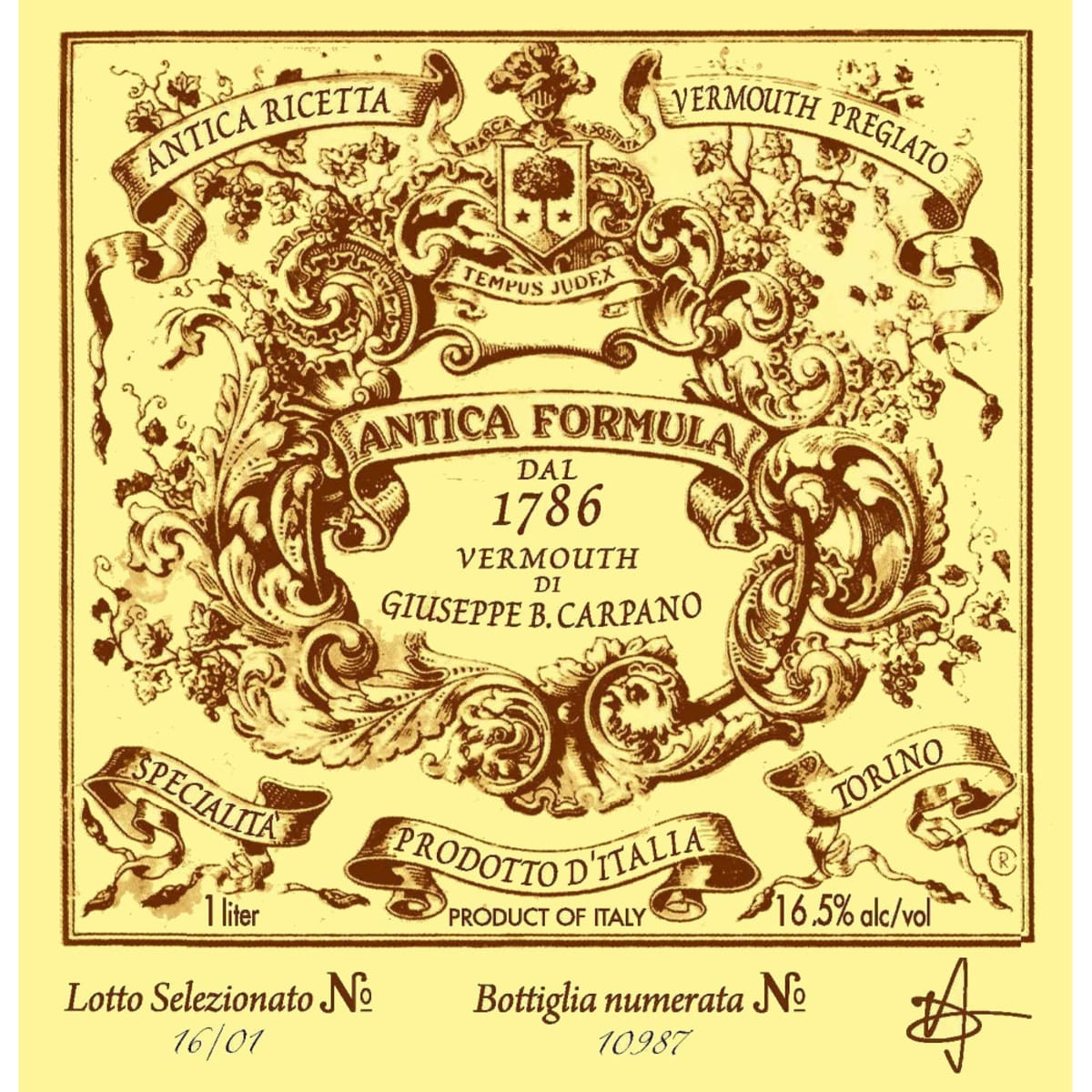 Carpano Antica Formula Sweet Vermouth (375mL)