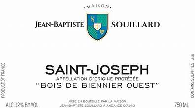 Jean-Baptiste Souillard Bois De Biennier Ouest Saint-Joseph Rouge 23