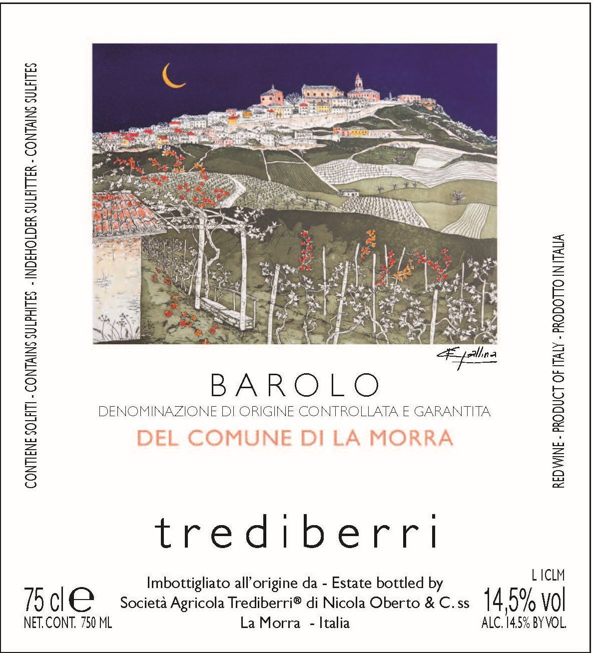 Trediberri Barolo Del Comune di La Morra