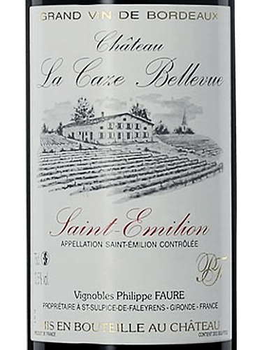 Château La Caze Bellevue Grand vin de Bordeaux
