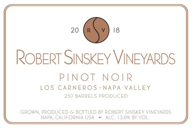 Robert Sinskey Vineyards Pinot Noir