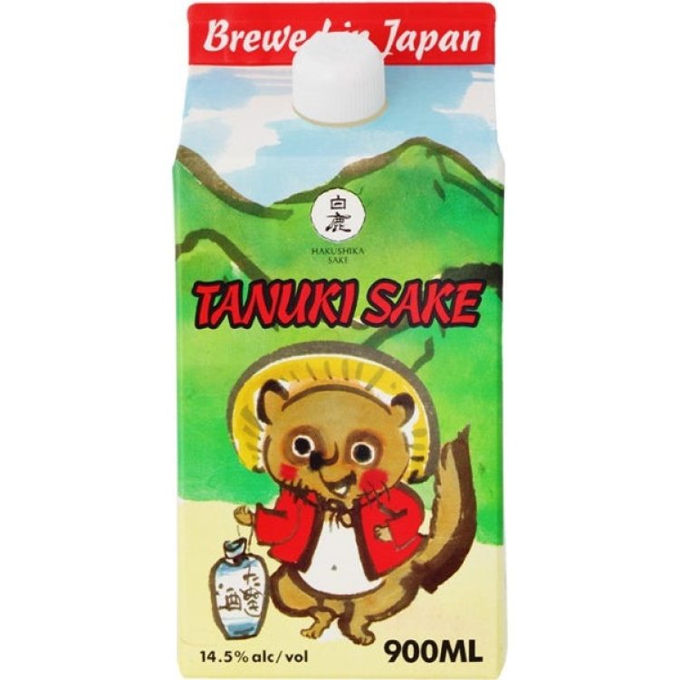 Hakushika Tanuki Junmai Sake (950ml)