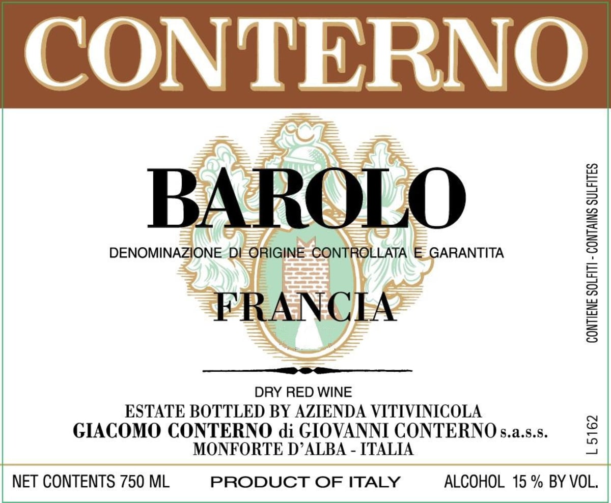 Giacomo Conterno Barolo Francia 1.5L Magnum (2020)