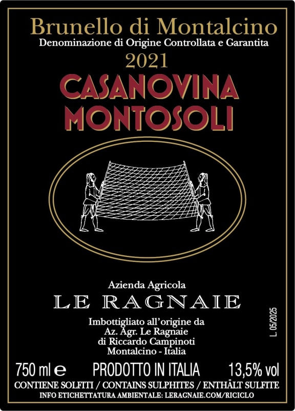 Le Ragnaie "Casanovina Montosoli" Brunello di Montalcino