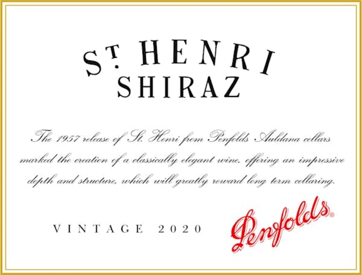 Penfolds Saint Henri Shiraz