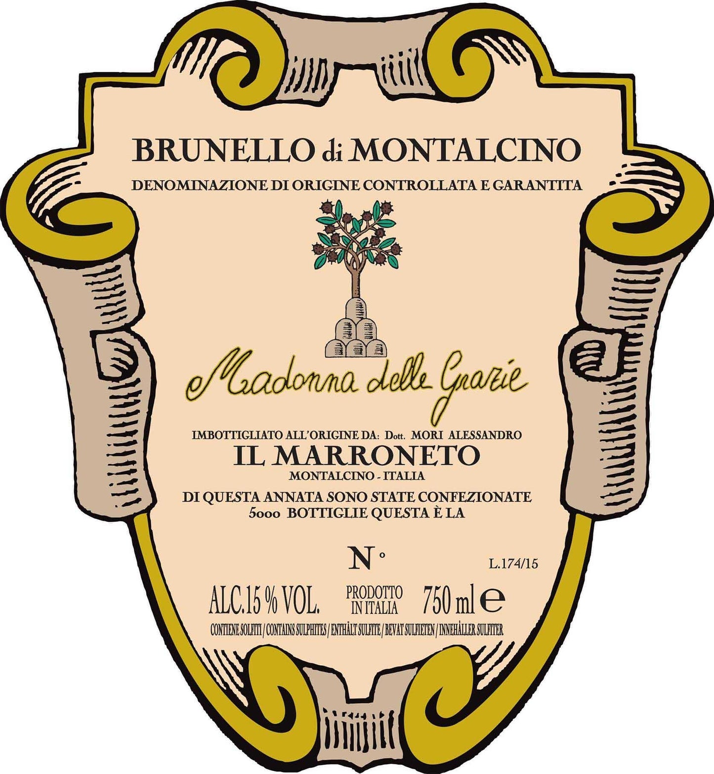 Il Marroneto Brunello Madonna delle Grazie (2019)