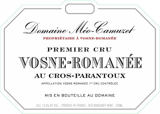 Meo-Camuzet Vosne-Romanée 1er Cru "Cros Parantoux" (2021)