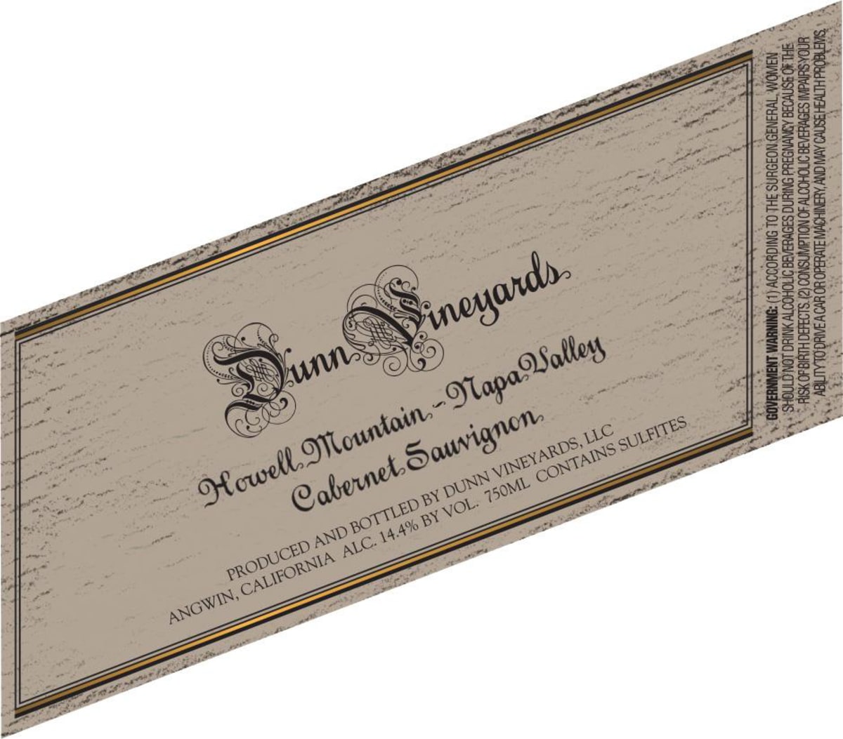 Dunn Howell Mountain Cabernet Sauvignon (2018)