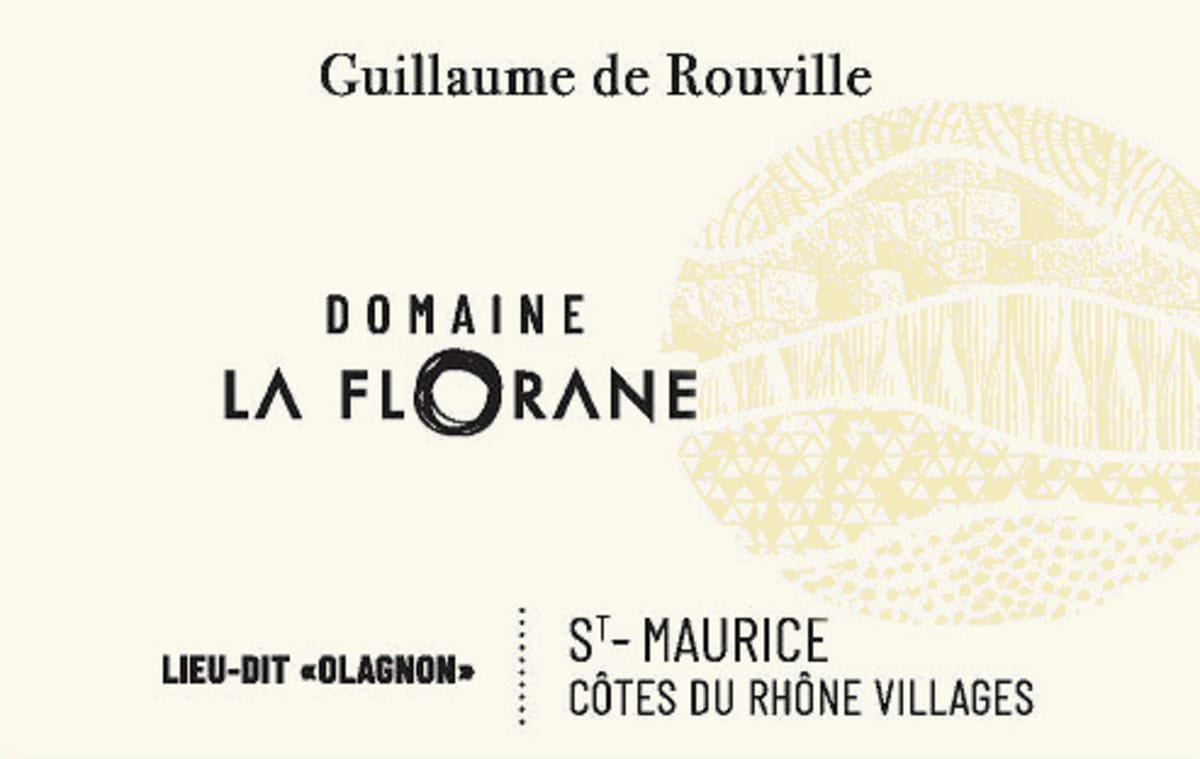 Domaine La Florane St Maurice "Guillaume de Rouville" Rouge