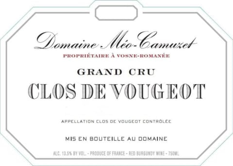 Domaine Méo-Camuzet Clos de Vougeot Grand Cru