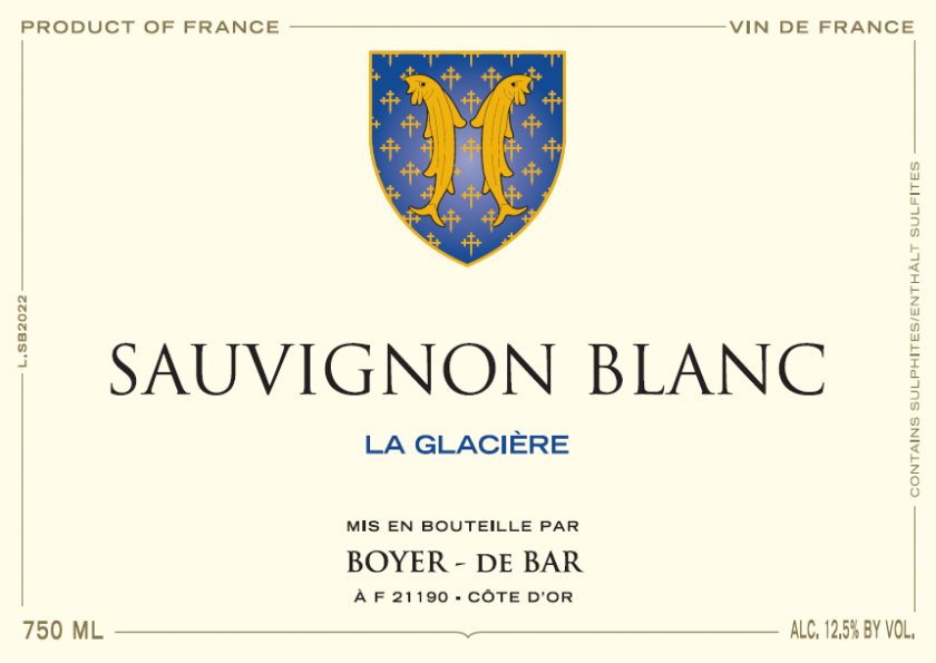Boyer de Bar "La Glacière" Sauvignon Blanc