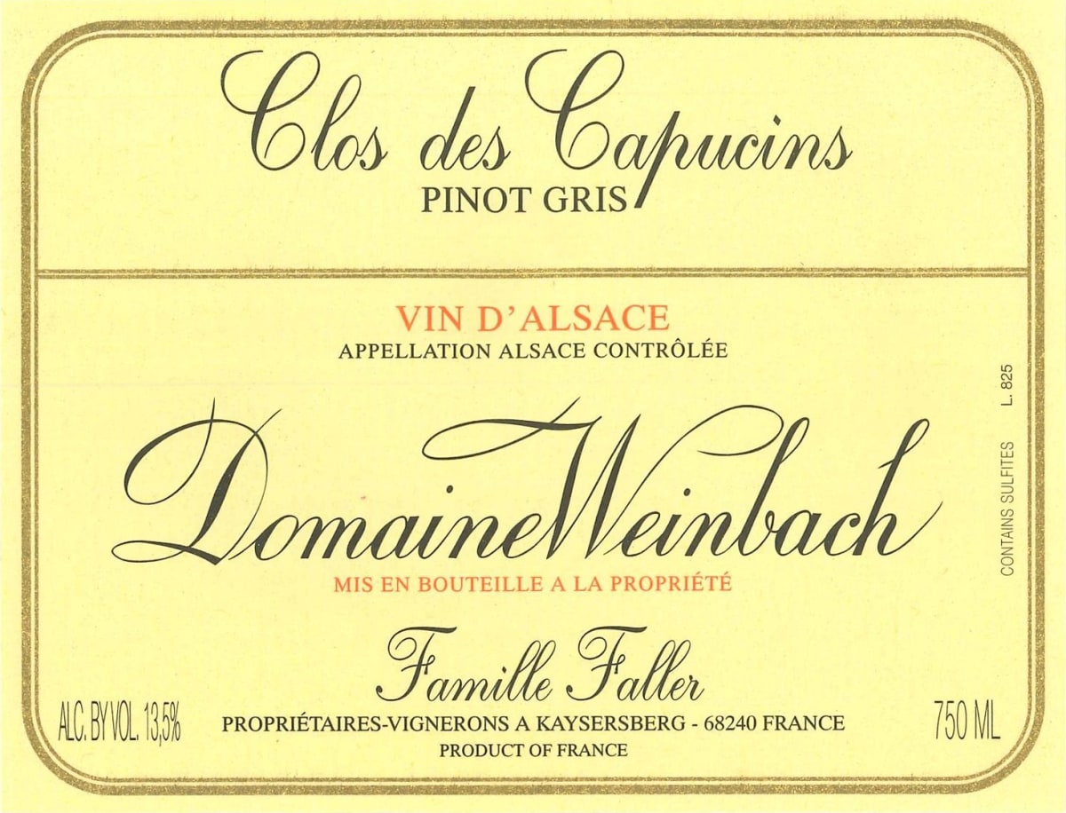 Domaine Weinbach "Clos des Capucins" Pinot Gris (2022)