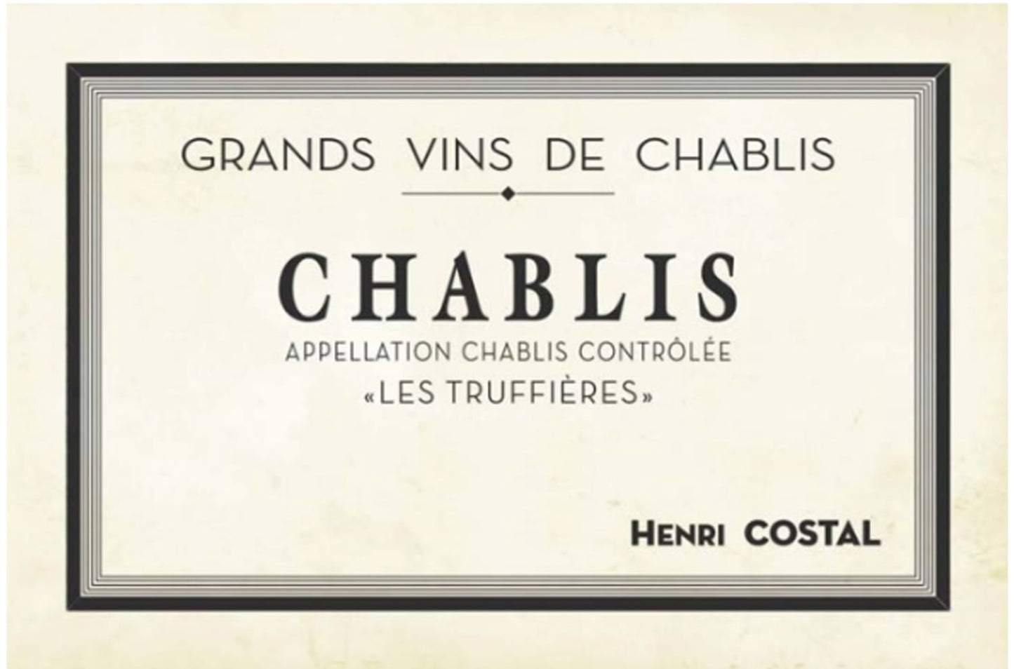 Henri Costal Chablis "Les Truffières"