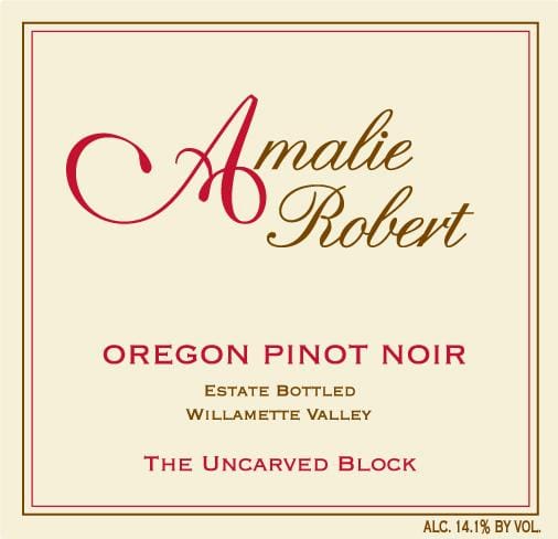 Amalie Robert "The Uncarved Block" Pinot Noir