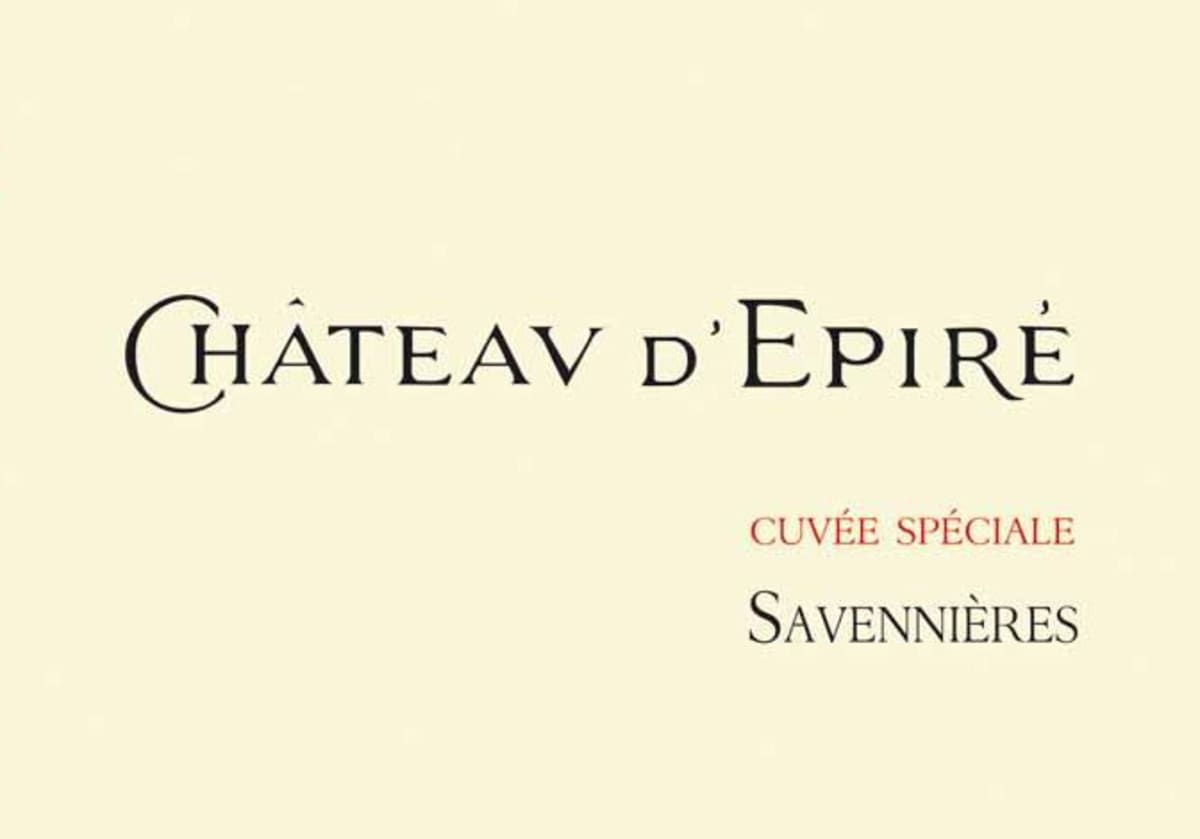 Château d'Epiré "Cuvee Speciale" Savennieres