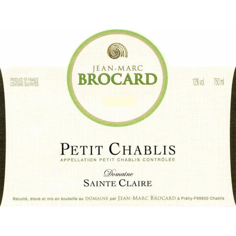 Jean-Marc Brocard Petit Chablis