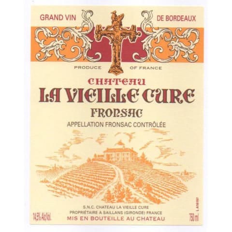 Château la Vieille Cure (Fonsac) (2016)
