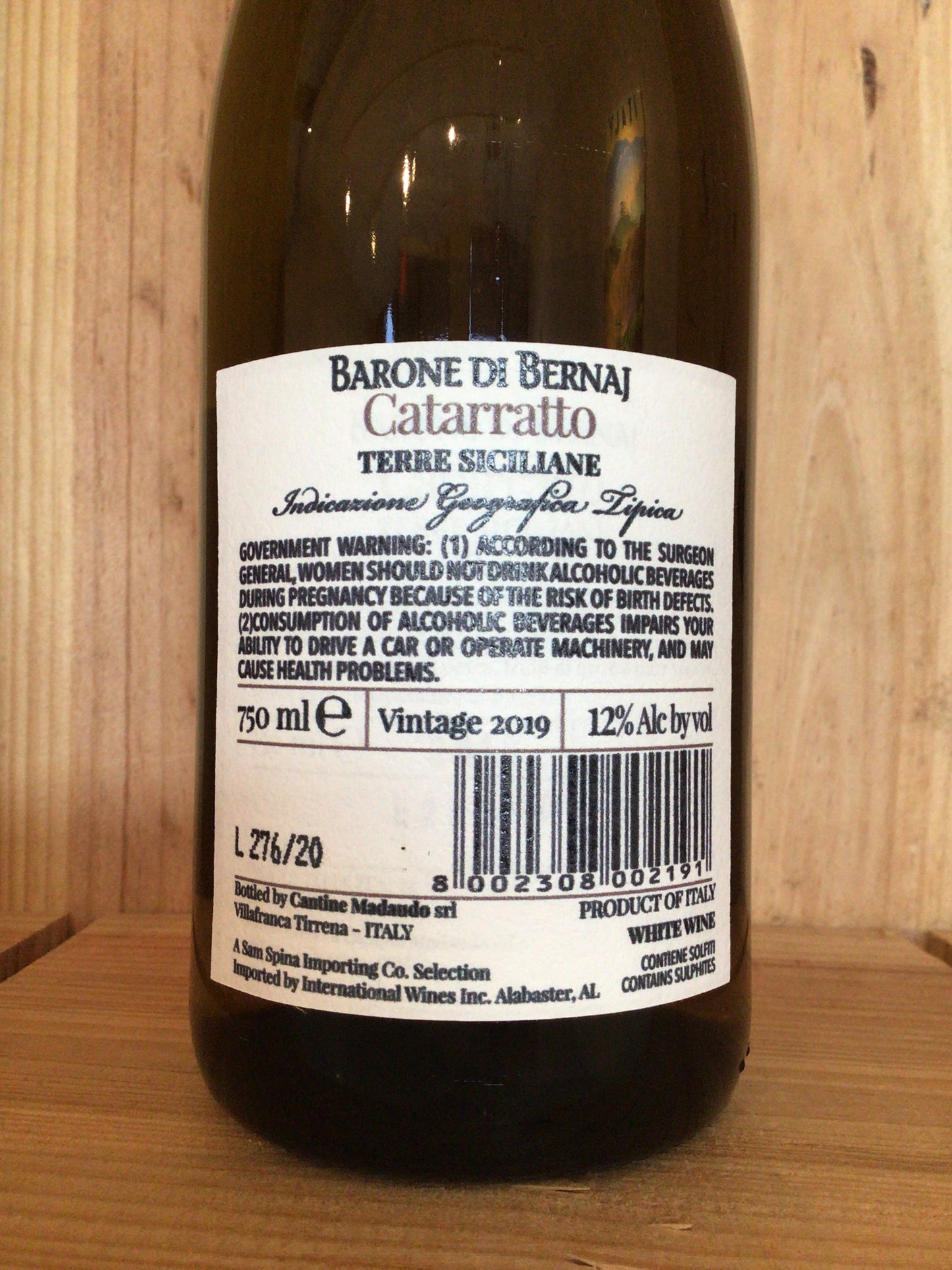 Barone di Bernaj Cataratto (Sicily)