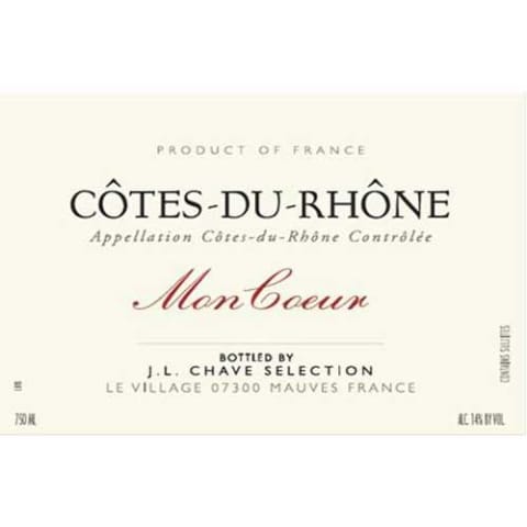 Jean-Louis Chave Selection Côtes-du-Rhone "Mon Coeur"