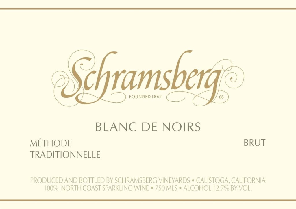 Schramsberg Blanc De Noirs Sparkling Methode Traditionnelle