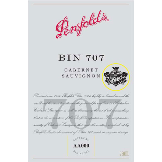 Penfolds Cabernet Sauvignon Bin 707 (2005)