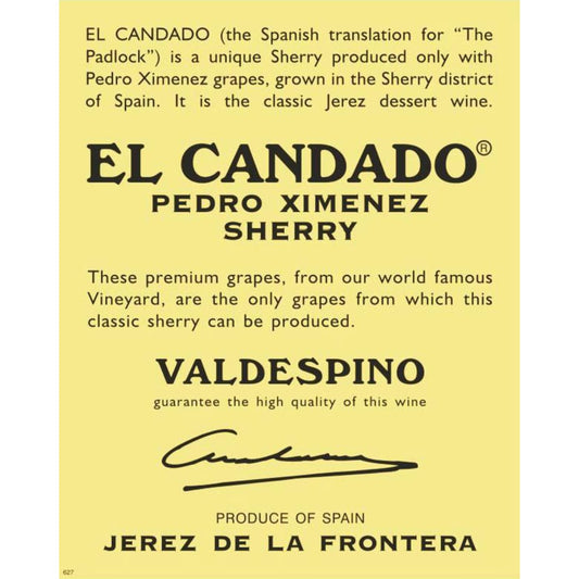 Valdespino Pedro Ximenez "El Candado" Sherry