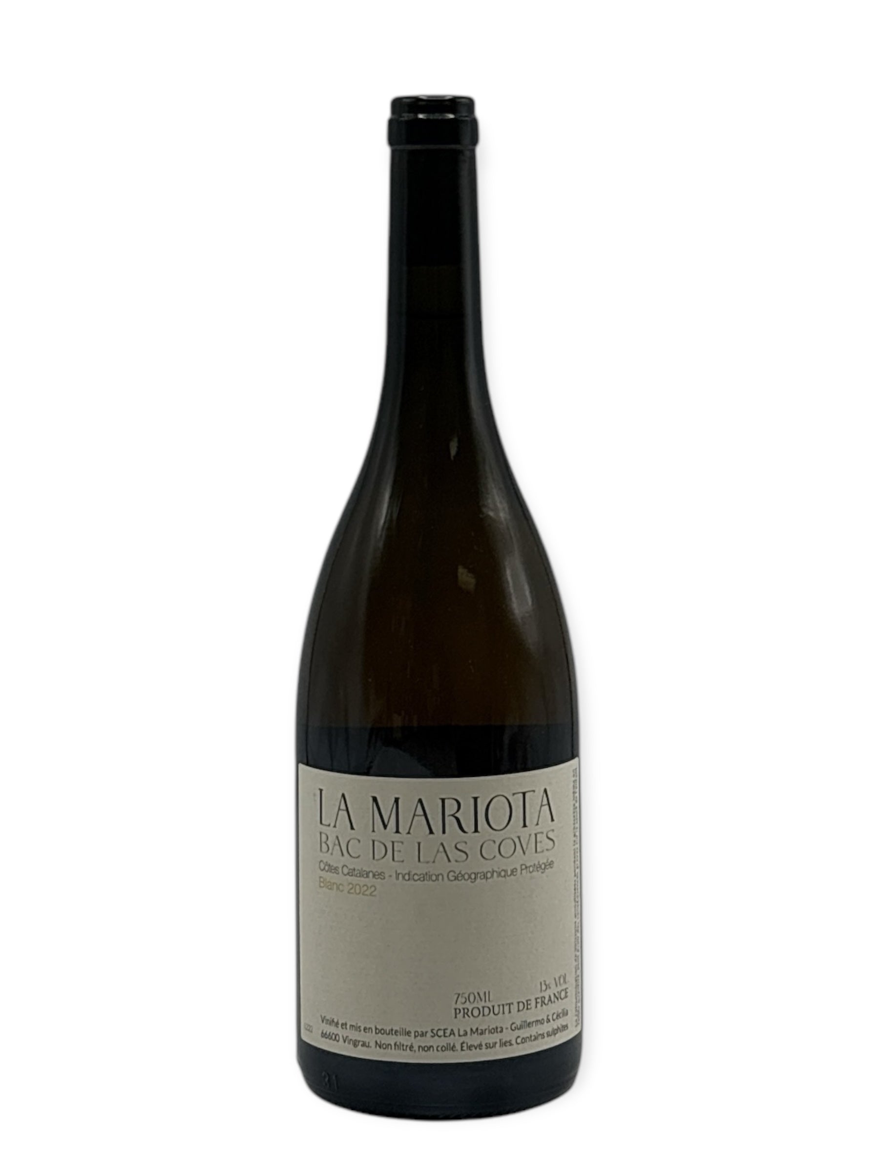 La Mariota Bac De Las Coves Blanc '23
