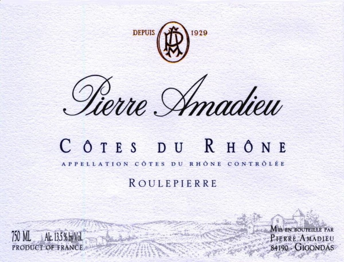 Pierre Amadieu Cotes-Du-Rhone "Roulepierre" Rouge