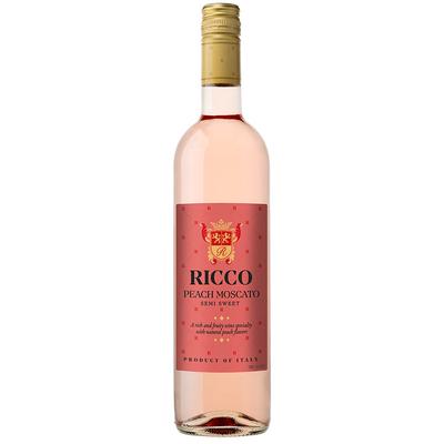 Carletto Ricco Peach Moscato Muscat Moscatel - White Wine from Italy