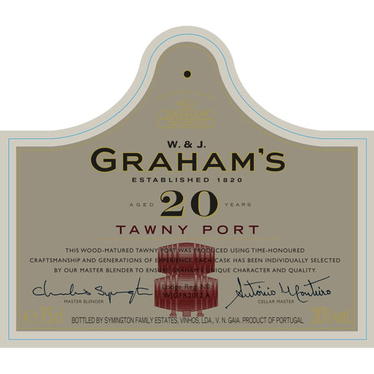 Graham's 20 Year Old Tawny Port (4.5L Bottle) Wooden Box