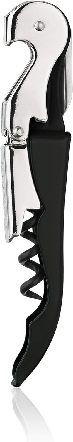 Double Hinge Waiter's Corkscrew (Black)