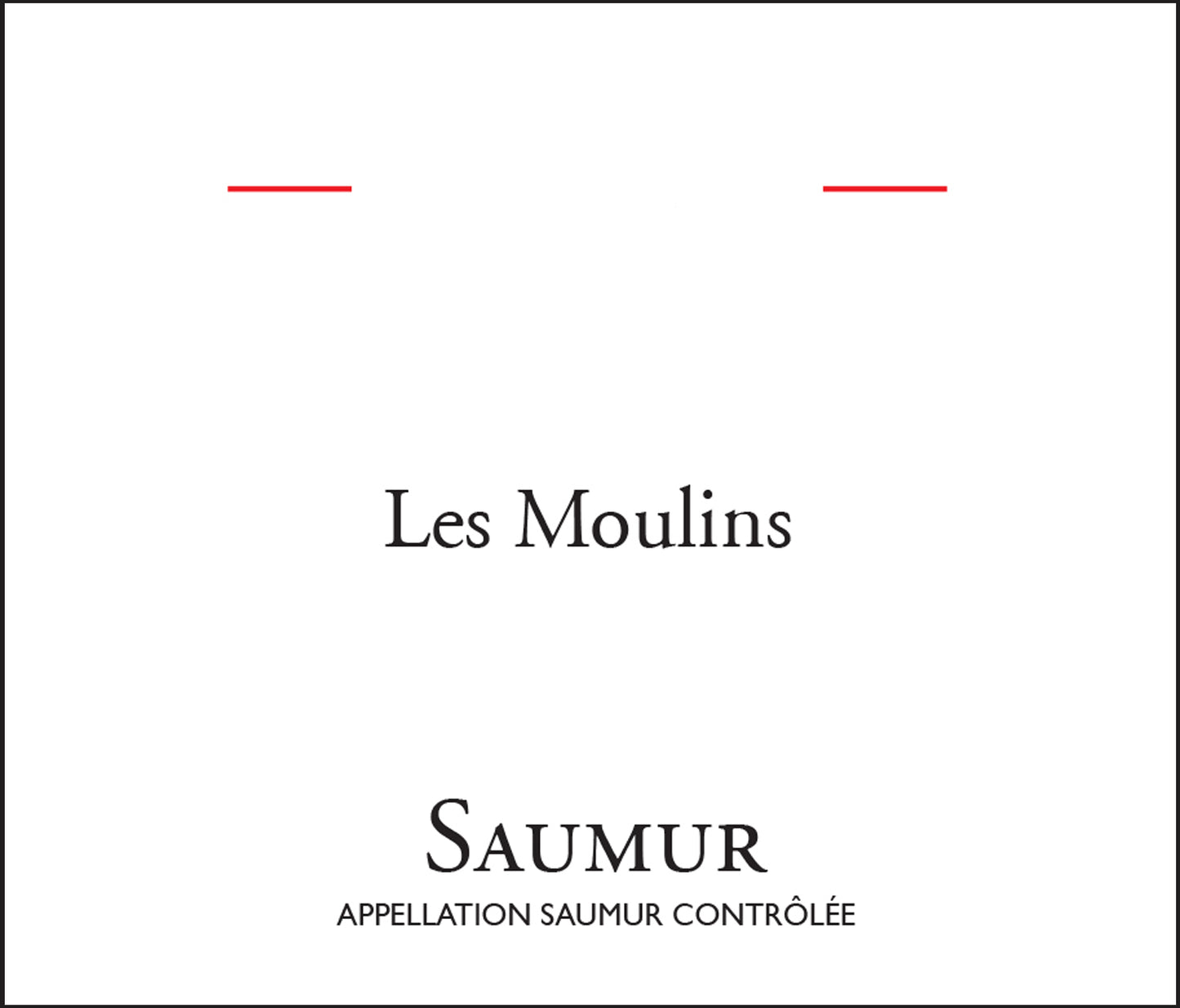 Romain Guiberteau "Les Moulin" Saumur Rouge