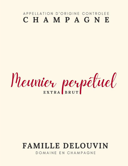 Famille Delouvin "Meunier Perpétuel" Extra Brut Champagne