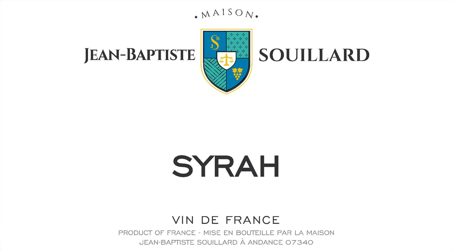 Jean-Baptiste Souillard Vin de France Syrah
