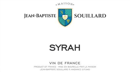 Jean-Baptiste Souillard Vin de France Syrah