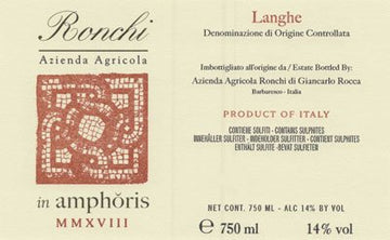 Azienda Agricola Ronchi Langhe DOC “In Amphoris” Bianco