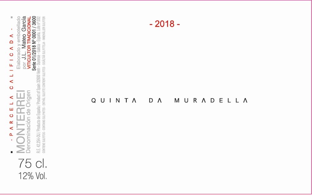 Quinta da Muradella Muradella Tinto (2018)