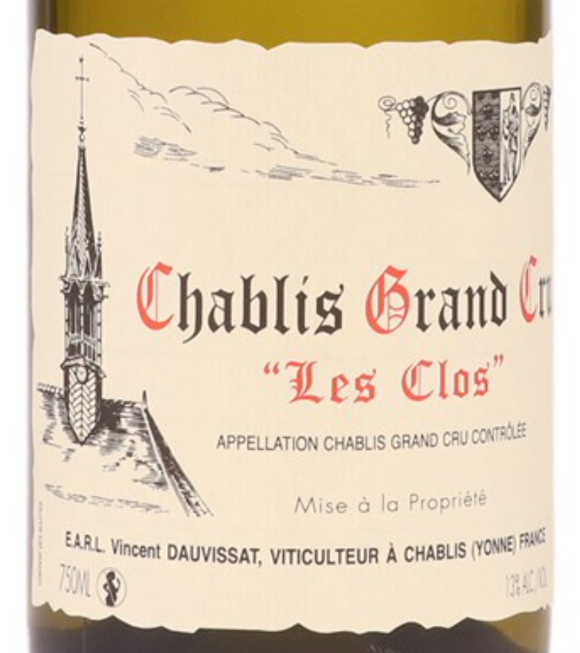Domaine Vincent Dauvissat Chablis Grand Cru "Les Clos"