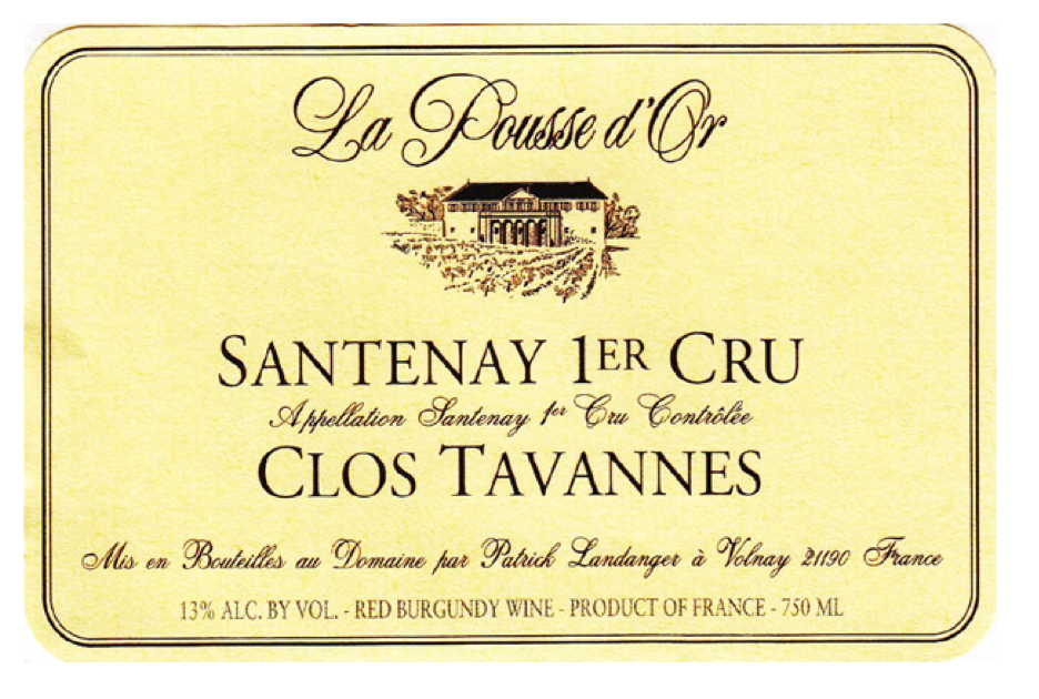 Domaine de la Pousse d’Or Santenay 1er Cru "Clos Tavannes"
