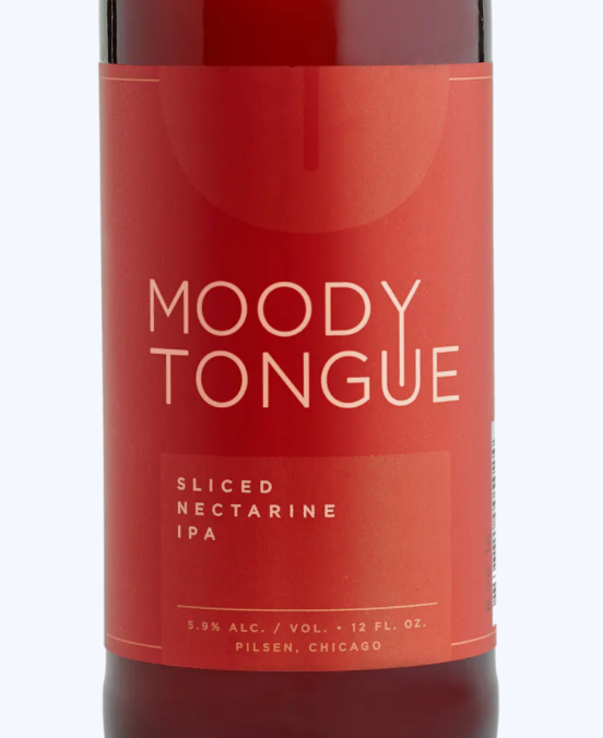 Moody Tongue Sliced Nectarine IPA (12oz 6-pack)