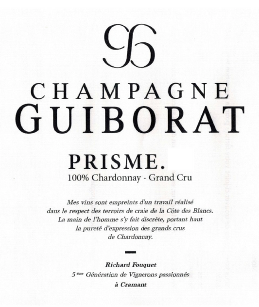 Guiborat "Prisme. 18" Grand Cru Extra Brut Champagne