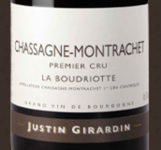 Justin Girardin Chassagne Montrachet "La Boudriotte" 1er Cru Rouge