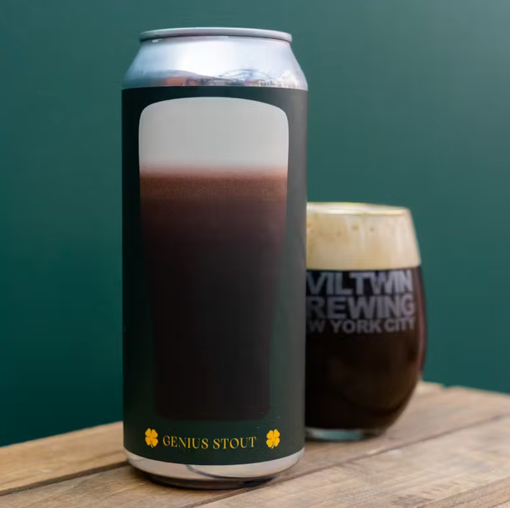 Eviltwin Brewing Genius Stout (Dry Irish Stout) 4-Pack