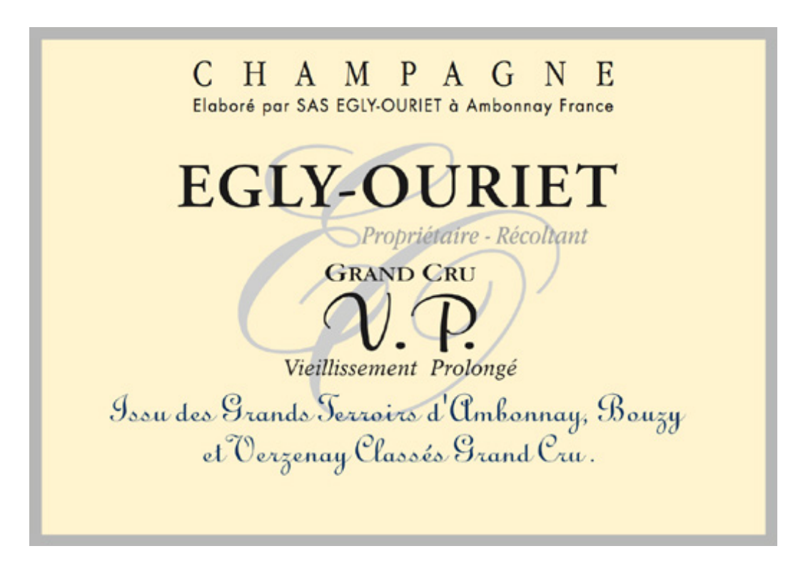 Egly-Ouriet V.P. (Vieillissement Prolongé) Grand Cru Extra Brut Champagne