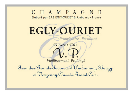 Egly-Ouriet V.P. (Vieillissement Prolongé) Grand Cru Extra Brut Champagne