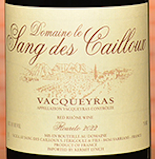 Domaine Le Sang des Cailloux “Floureto” Vacqueyras Rouge