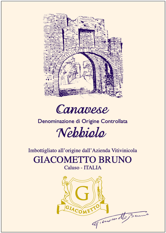 Bruno Giacometto Canavese Nebbiolo