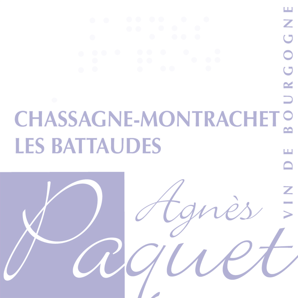 Agnes Paquet Chassagne-Montrachet les Battaudes