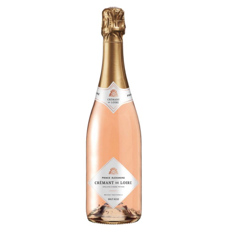 Prince Alexandre Cremant De Loire Rose Nv,