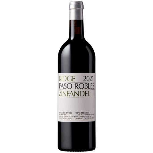 Ridge Zinfandel Paso Robles (Benito Dusi Ranch) 21